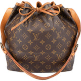 Louis Vuitton Canvas Monogram Sac Noe Petit Shoulder Bag