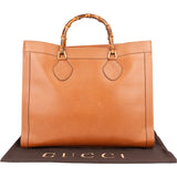 Gucci Classic Leather Bamboo Handbag