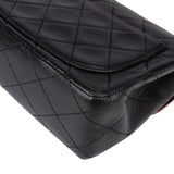 Chanel Quilted Lambskin 24K Gold Single Flap Crossbody Bag