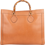 Gucci Classic Leather Bamboo Handbag