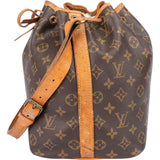 Louis Vuitton Canvas Monogram Sac Noe Petit Shoulder Bag