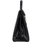 Hermès Box Calfskin Kelly 32 Retourne Handbag - vintageandkickz