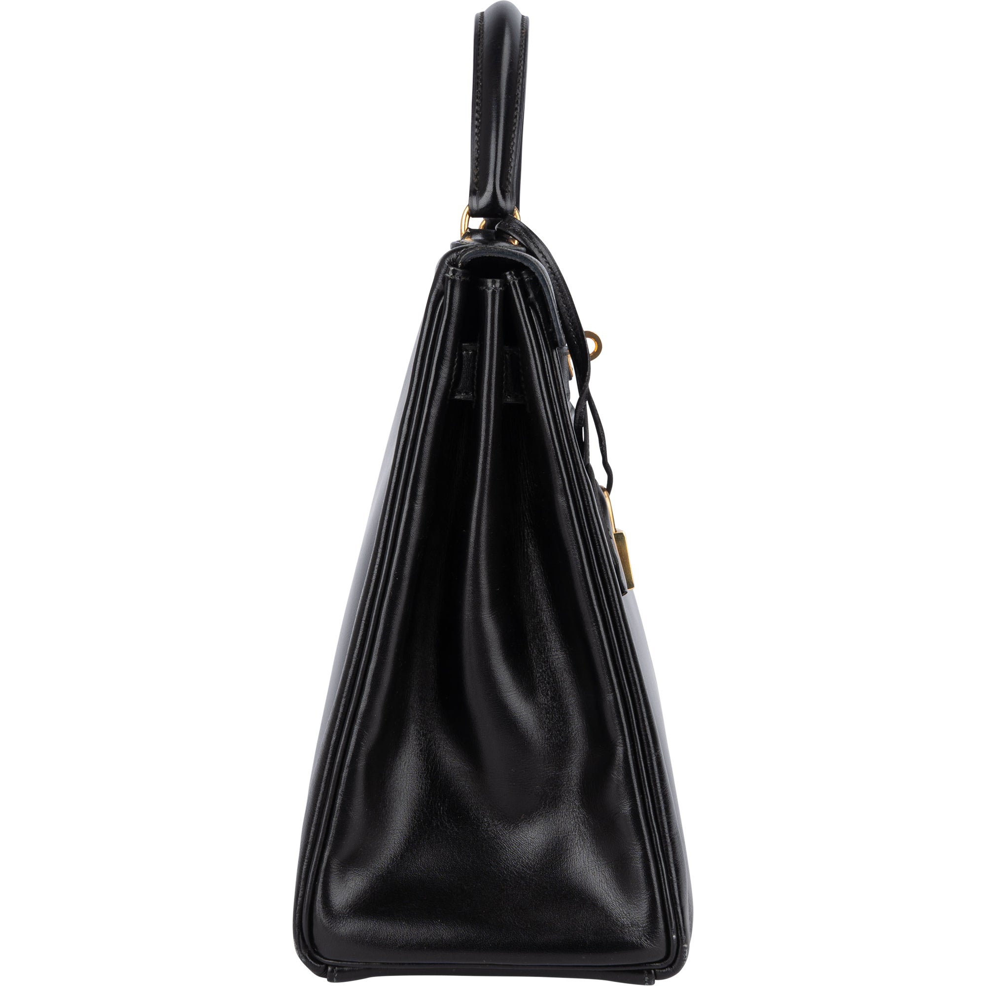 Hermès Box Calfskin Kelly 32 Retourne Handbag - vintageandkickz