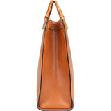 Gucci Classic Leather Bamboo Handbag