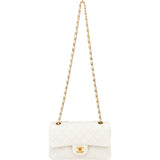 Chanel Quilted Lambskin 24K Small Double Flap Crossbody Bag