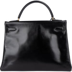 Hermès Box Calfskin Kelly 32 Retourne Handbag - vintageandkickz