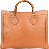 Gucci Classic Leather Bamboo Handbag