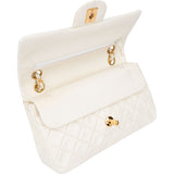 Chanel Quilted Lambskin 24K Small Double Flap Crossbody Bag