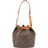 Louis Vuitton Canvas Monogram Sac Noe Petit Shoulder Bag