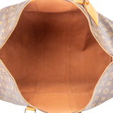 Louis Vuitton Canvas Monogram Keepall 55 Bandouliere