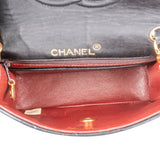 Chanel Quilted Lambskin 24K Gold Single Flap Crossbody Bag