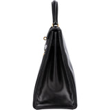 Hermès Box Calfskin Kelly 32 Retourne Handbag - vintageandkickz