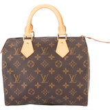 Louis Vuitton Canvas Monogram Speedy 25 Handbag