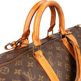 Louis Vuitton Canvas Monogram Keepall 50 Bandouliere