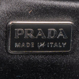 Prada Black Nylon Triangle Cleo Shoulder Bag