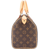 Louis Vuitton Canvas Monogram Speedy 25 Handbag