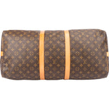 Louis Vuitton Canvas Monogram Keepall 55 Bandouliere