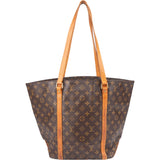 Louis Vuitton Canvas Monogram Sac Shopping Shoulder Bag
