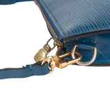 Louis Vuitton Bleu Epi Leather Pochette Accessoire Handbag