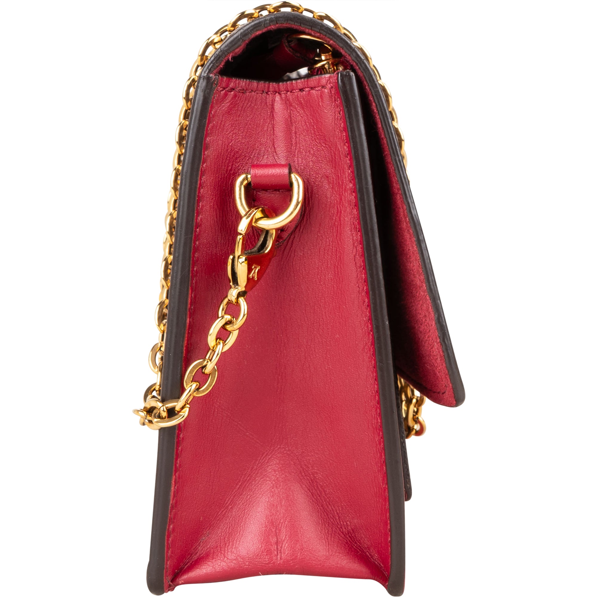 Louis Vuitton Canvas Monogram Flore Chain Crossbody Bag - vintageandkickz
