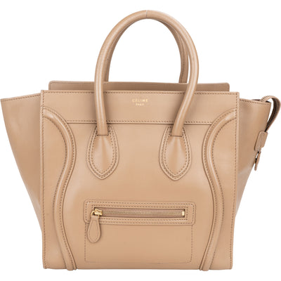 Céline Leather Luggage Handbag
