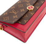 Louis Vuitton Canvas Monogram Flore Chain Crossbody Bag - vintageandkickz