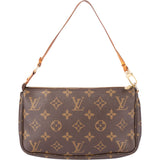 Louis Vuitton Canvas Monogram Pochette Accessoire Handbag