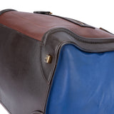 Celine Tricolor Leather Luggage Handbag