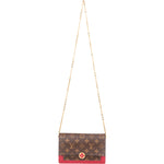 Louis Vuitton Canvas Monogram Flore Chain Crossbody Bag - vintageandkickz