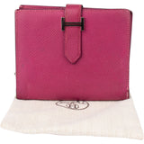 Hermès Epsom Leather Compact Bean Wallet