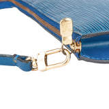 Louis Vuitton Bleu Epi Leather Pochette Accessoire Handbag