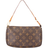 Louis Vuitton Canvas Monogram Pochette Accessoire Handbag