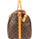 Louis Vuitton Canvas Monogram Keepall 55 Bandouliere