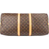 Louis Vuitton Canvas Monogram Keepall 55 Bandouliere