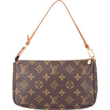 Louis Vuitton Canvas Monogram Pochette Accessoire Handbag