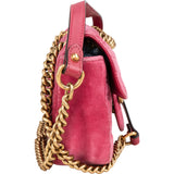 Gucci Quilted Velvet Marmont GG Crossbody Bag