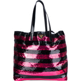 Prada Sequin Paillettes Fuchsia Shopper Bag