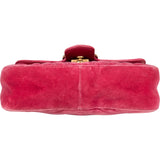 Gucci Quilted Velvet Marmont GG Crossbody Bag