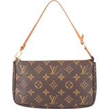 Louis Vuitton Canvas Monogram Pochette Accessoire Handbag