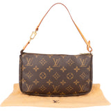 Louis Vuitton Canvas Monogram Pochette Accessoire Handbag