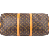 Louis Vuitton Canvas Monogram Keepall 50 Bandouliere