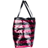 Prada Sequin Paillettes Fuchsia Shopper Bag