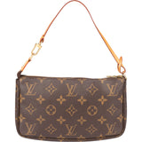 Louis Vuitton Canvas Monogram Pochette Accessoire Handbag