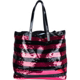 Prada Sequin Paillettes Fuchsia Shopper Bag