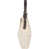 Fendi Cotton Baguette Marmor Buckle Shoulder Bag