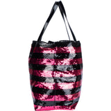 Prada Sequin Paillettes Fuchsia Shopper Bag