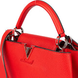 Louis Vuitton Rouge Taurillon Capucines BB Handbag