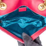 Gucci Quilted Velvet Marmont GG Crossbody Bag