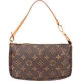 Louis Vuitton Canvas Monogram Pochette Accessoire Handbag