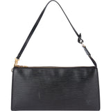 Louis Vuitton Noir Epi Leather Pochette Accessoire Handbag